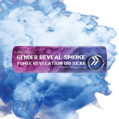 EG WP40 blue smoke grenade for boy gender reveal celebrations and outdoor photography