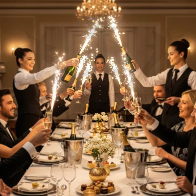 the best fireworks experience for your restaurant today!