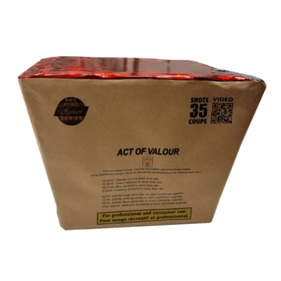 brown paper wrapped fireworks, fanned shape